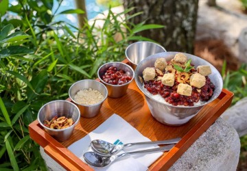 Red bean bingsu in summer, right?